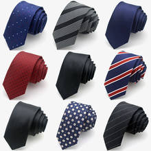 2019 New Men Neckties Fashion 5cm Slim Tie for Man High Quality 1200 Pin FABRIC Floral Grid Stripe Formal Dress Skinny Tie 2024 - buy cheap