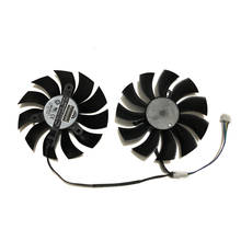 Free shipping 2Pcs/Lot 4Pin 85mm fan VGA Cooler Graphics Card Fans For EVGA GTX1050Ti gtx1060 ACX3.0 Video Cards Cooling system 2024 - buy cheap