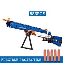 583PCS Caliber M1 Shot Guns Building Blocks Military City Technical Model Lever Action Toys For Kids Childrens Gifts 2024 - buy cheap