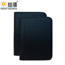 A4 Compendium Binders Folder A4 Multifunctional Zipper Leather Business Bag For A4 File Paper Organizer Portfolio A4 Folder(1PC) 2024 - buy cheap