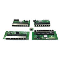 OEM PBC 8 Port Gigabit Ethernet Switch 8 Port met 8 pin way header 10/100/1000 m hub 8way power pin Pcb board OEM schroef gat 2024 - buy cheap
