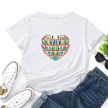 Camiseta estampada de lectura para Mujer, Camiseta de algodón de manga corta con cuello redondo para Mujer, Camiseta holgada informal para Mujer 2024 - compra barato
