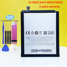 Novo original 3600mah ba822 para meizu note 8 m822h/m822q bateria de alta qualidade em estoque 2024 - compre barato
