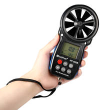 Anemómetro Digital de HP-866B, medidor de temperatura, Mini medidor de velocidad del viento, medición de velocidad del aire, Sensor de viento, 0-30 m/s 2024 - compra barato