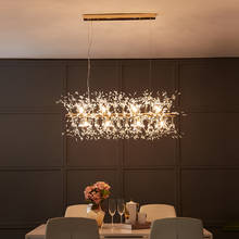 Lustre moderno nórdico, luminária de teto suspensa, para decoração de interiores, sala de estar, cozinha 2024 - compre barato