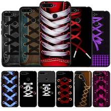 Funda de teléfono de silicona negra con bonitos cordones para Huawei honor 30, 8, 8X, 9, 10, 10 Lite, 20, Mate, 10, 20, 30 Lite Pro 2024 - compra barato