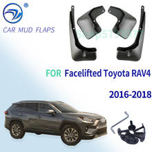 Set Molded Car Mud Flaps For Facelifted Toyota RAV4 2016 2017 2018 Mudflaps Splash Guards Mud Flap Mudguards Fender Accessories 2024 - buy cheap