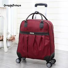 Fashion portable trolley suitcase bag women men large capacity trolley travel bag waterproof boarding luggage bag travel valise 2024 - buy cheap