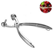 1pc Silver Cherry Pitter Kitchen Easy Olive Pitter Fruit Core Remover Gadgets Stoner Kitchen Accessories High Quality Supplies 2024 - buy cheap