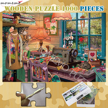 Wooden Puzzles 300 500 1000 Pieces Adults Assembling Jigsaw Puzzles Games Sewing Table Puzzle Toys Painting Pattern Home Decor 2024 - buy cheap