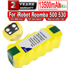 Аккумулятор HSABAT 13500 мАч для пылесоса Irobot Roomba серии 500, 600, 700, 800, 900, Irobot Roomba 600, 620, 650, 700, 770, 780, 800 2024 - купить недорого