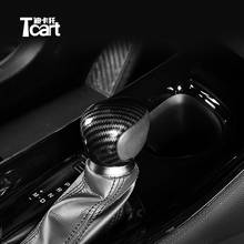 new car Accessories For toyota chr c-hr 2018 2019 2020 2021 Wrapping Carbon Fiber ABS Gear Shifter Cover Protector Trims Decor 2024 - buy cheap