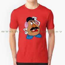 Mr Potato Head Cool Design Trendy T-Shirt Tee Mrs Potato Head Mr Potato Potato Head Potato Fries Chips Cute Fun Funny Comic 2024 - buy cheap