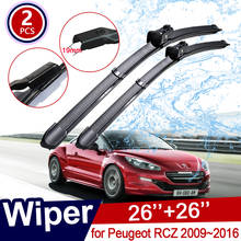 for Peugeot RCZ 2009~2016 Front Windshield Windscreen Wipers Car Wiper Blade Car Accessories 2010 2011 2012 2013 2014 2015 2024 - buy cheap