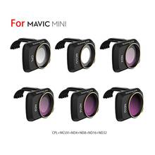 Camera Lens Filter Bundle Set MCUV ND4 ND8 ND16 ND32 CPL ND/PL Filters Kit for DJI Mavic Mini / Mavic Mini 2 / Mini SE Drone 2024 - buy cheap