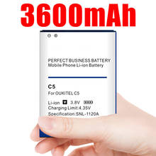 3600mah Battery for Oukitel C5 Pro High Quality Mobile Phone Replacement Accumulator 2024 - buy cheap