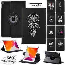 Funda de piel sintética con soporte y bolígrafo para Apple Ipad Mini 4/5/ Ipad 2/3/4/IPad 5th /6th / 7th / 8th de 10,2 pulgadas, giratoria de 360 grados 2024 - compra barato