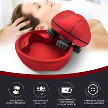 Waterproof Electric Head  Four Claws Silicone Massager Tools Home Device Vibrating Head Care Scalp Massager for Hair Growth 2024 - buy cheap
