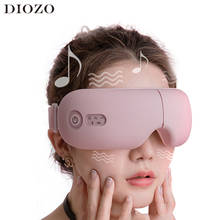 Массажер для глаз с Bluetooth, умная подушка безопасности, Вибрационный массажер для глаз, инструмент для ухода за глазами, горячий сжатие, массаж усталости глаз 2024 - купить недорого