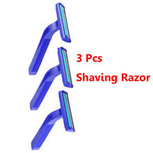 3Pcs/Set Disposable Shaving Razor Blades Holder Men Travel Shaver Razor Blades Safety Razor Replacement Head Face Knife Epilator 2024 - buy cheap