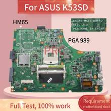REV 2,3 Para ASUS K53SD Notebook placa base HM65 DDR3 Laptop 2024 - compra barato