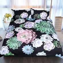 Pastoral Flower Print Bedding Set 1pc Close Skin Cotton Duvet Cover 150*200cm/180*220cm/200*230cm/220*240cm Quilt Cover 2024 - buy cheap
