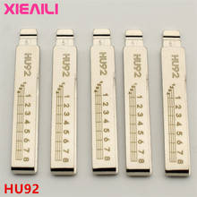 XIEAILI 50Pcs NO.67 HU92 Engraved Line Key Blade Scale Shearing Teeth Uncut Key Blade    S613 2024 - buy cheap