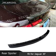 For Jaguar XF X250 XF X260 Sedan 2009-2019 Rear Spoiler Carbon Fiber Trunk Boot Duck Trim Sticker Wings Car Styling 2024 - buy cheap