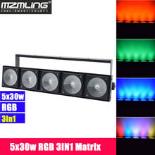 5x30w RGB 3-In-1 Matrix Light Led Bar Light DMX512 Washer Led Outdoor /Flood Light DJ /Bar /Party /Show /Stage Light 2024 - buy cheap