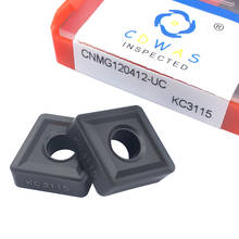 CNMG120412 UC KC3115 Carbide Inserts External Turning Tool Lathe Tools CNMG 120412 CNC Cutting Tool High Qualty For Cast Iron 2024 - buy cheap