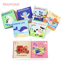 Детские разноцветные стирающиеся английские книги для новорожденных 0-12 месяцев умные Игрушки для раннего развития для детей 2024 - купить недорого