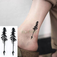 Waterproof Temporary Tattoo Sticker Arrow Tree Fake Tatto Flash Tatoo Tatouage hand foot arm belly neck For Men Women girl 2024 - buy cheap