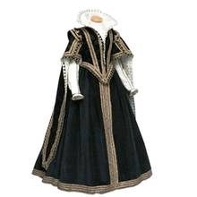 Womens Tudor Ball Gown Dress Queen Tudor Elizabeth  Cosplay Costume Dress L320 2024 - buy cheap