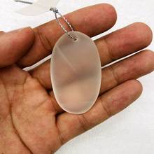 Wholesale mixed 5pcs/lot Natural Matte Rock Crystal Quartz  Bead Pendant Irregular shape Natural Gem Stone pendant,35mm+ length, 2024 - buy cheap