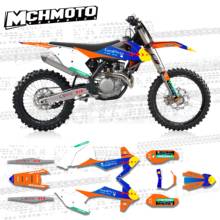 Mchmfg-kit adesivos gráficos para ktm 125 250, 300, 350, 450, sx, sxf 2016, 2017, 2018, exc, excf, sxf 2017, 2018, 2019 2024 - compre barato