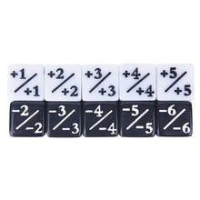 10 Pieces Dice Counters 5 Positive +1/+1 & 5 Negative -1/-1 For  Table Game Funny Dic Wholesale 2024 - buy cheap