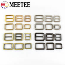 10pcs 15-50mm Square Metal Buckles for Bag Backpack Webbing Strap Slider Tri Glide Adjuster Hooks Clasp DIY Accessories 2024 - buy cheap