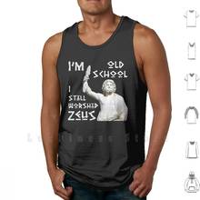 I Still Worship Zeus tank tops vest sleeveless Still Worship Zeus Blue Eyed Devil Old School Greek God 2024 - buy cheap