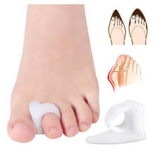 Corretor de joanete de silicone, separador de dedos dos pés para ajustar hálux valgo pedicure, cuidados com os pés, protetor de valgo de osso do pé 2024 - compre barato