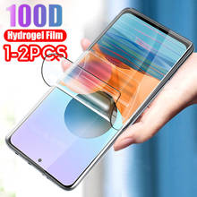 Protector de pantalla para Xiaomi redmi note 10 pro note10 note10pro, cristal Protector de hidrogel 100D, película 2021, 1-2 uds. 2024 - compra barato