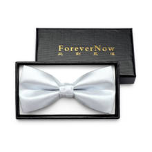 Designer Brand Luxury Bowtie For Men High Quality Polyester Silk Fashion Groom Wedding Butterfly Bow Tie Dress Suit Gift Box 2024 - buy cheap