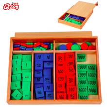 NEW Baby toy stamp game Montessori Wooden stamps Math material educational game toy preschool Training Kids Toys 2024 - buy cheap