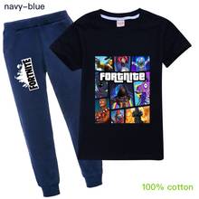 Fashion Children Clothing Summer Baby Girl Clothes Boys FORTNITE Pants Set Children Cotton Costume Kids Tracksuit 2024 - buy cheap