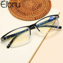 Elbru-óculos de leitura para homens, unissex dioptria + 1.0 + 1.5 + 2.0 + 2.5 + 3.0 + 3.5, óculos antiluz azul 2024 - compre barato