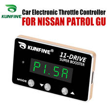 KUNFINE-controlador electrónico de acelerador de coche, acelerador de carreras, potenciador potente para NISSAN PATROL GU, piezas de sintonización 2024 - compra barato