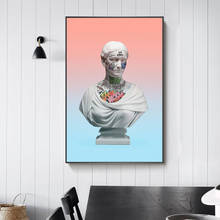 Abstract Vaporwave Sculpture Canvas Art Posters Graffiti Art Of David Canvas Paintings on the Wall Street Art Picture Wall Decor 2024 - buy cheap