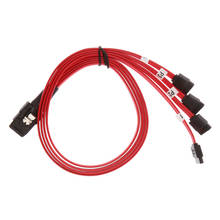 Mini SAS SFF-8087 a 4x SATA HDD, Cable de accionamiento duro, Cable de arranque delantero de 1M 2024 - compra barato