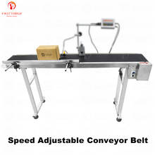 Speed Adjustable Automatic Conveyor belt for inkjet printer laser engraving machine for coding, LOGO 110-240V AC 2024 - buy cheap