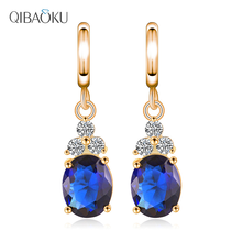 Pendientes largos de circonita brillante, accesorios de estilo coreano para mujer, pendientes con piedras y cristales, joyería para la oreja 2024 - compra barato