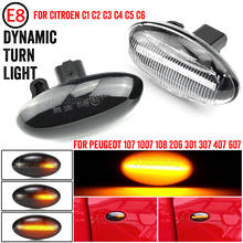 Luz Led intermitente secuencial para coche, indicador lateral dinámico para Peugeot 307, 206, 207, 407, 107, 607, 1007, Partner Expert 2024 - compra barato